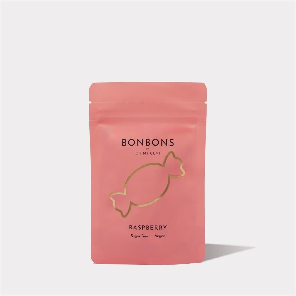 Oh My Gum Raspberry Bonbons 32g - 10 Pack