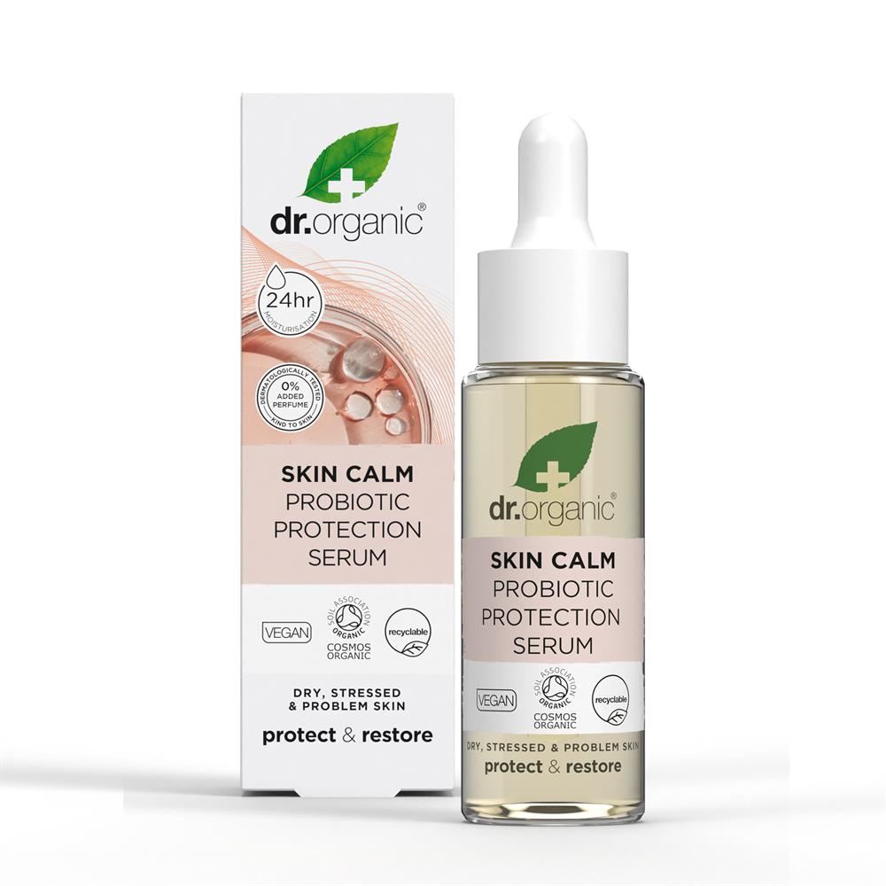 Dr Organic Skin Calm Probiotic Protection Serum 30ml