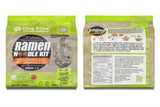 King Soba Organic Buckwheat Ramen Noodle Kit Zesty Ginger Miso & Tofu 190g