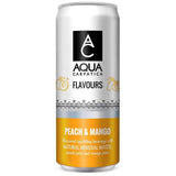 AQUA Carpatica Flavoured Sparkling Mineral Water Peach & Mango 330ml - 6 Pack