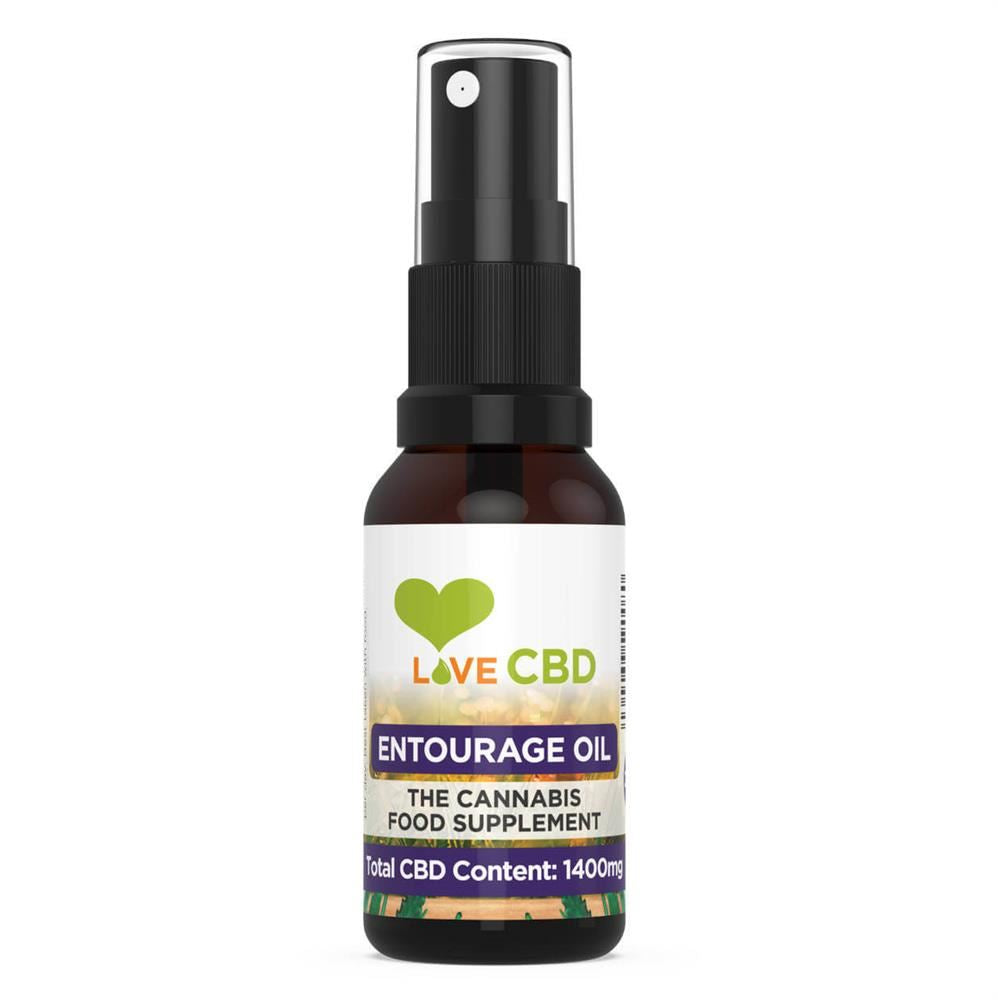 Love CBD 1400mg Entourage Oil 20ml