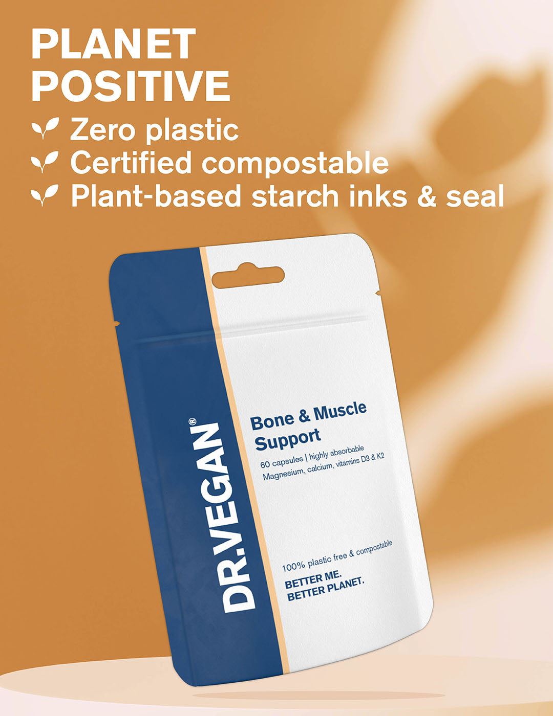 Dr. Vegan Bone & Muscle Support - 60 Capsules