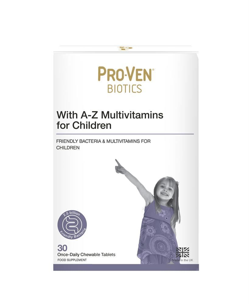 Proven with A-Z Multivits for Children 30 Tablets