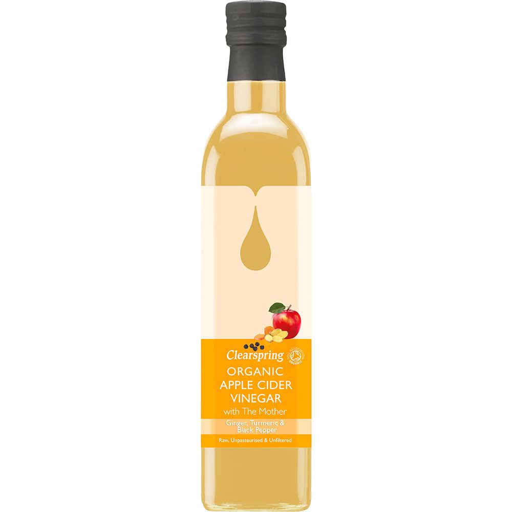 Clearspring Organic Apple Cider Vinegar with Mother - Ginger Turm 500ml