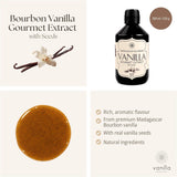 Vanilla Scientific Pure Bourbon Vanilla Extract Madagascar 100% Natural 500ml