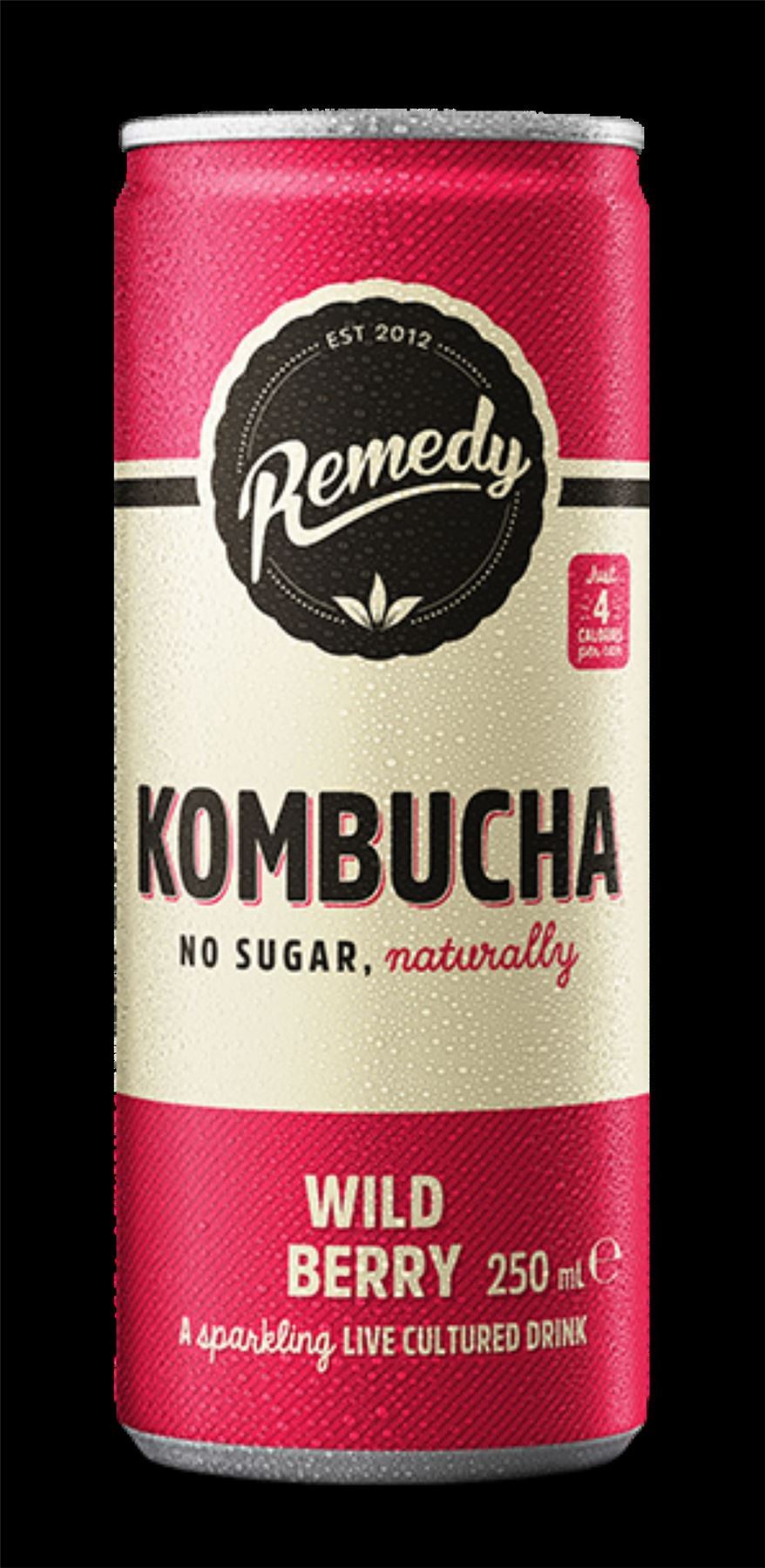 Remedy Kombucha Kombucha Wild Berry 250ml - 6 Pack