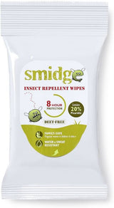 Smidge Insect Repellent Wipes - 1 Pack of 15 Wipes