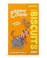 Edgard and Cooper Dog Biscuits Banana and Peanut Butter 400g