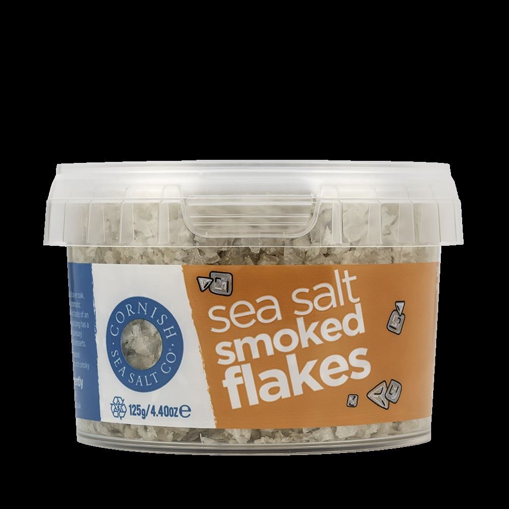 Cornish Sea Salt Cold Smoked Cornish Sea Salt Flakes 125g - 2 Pack