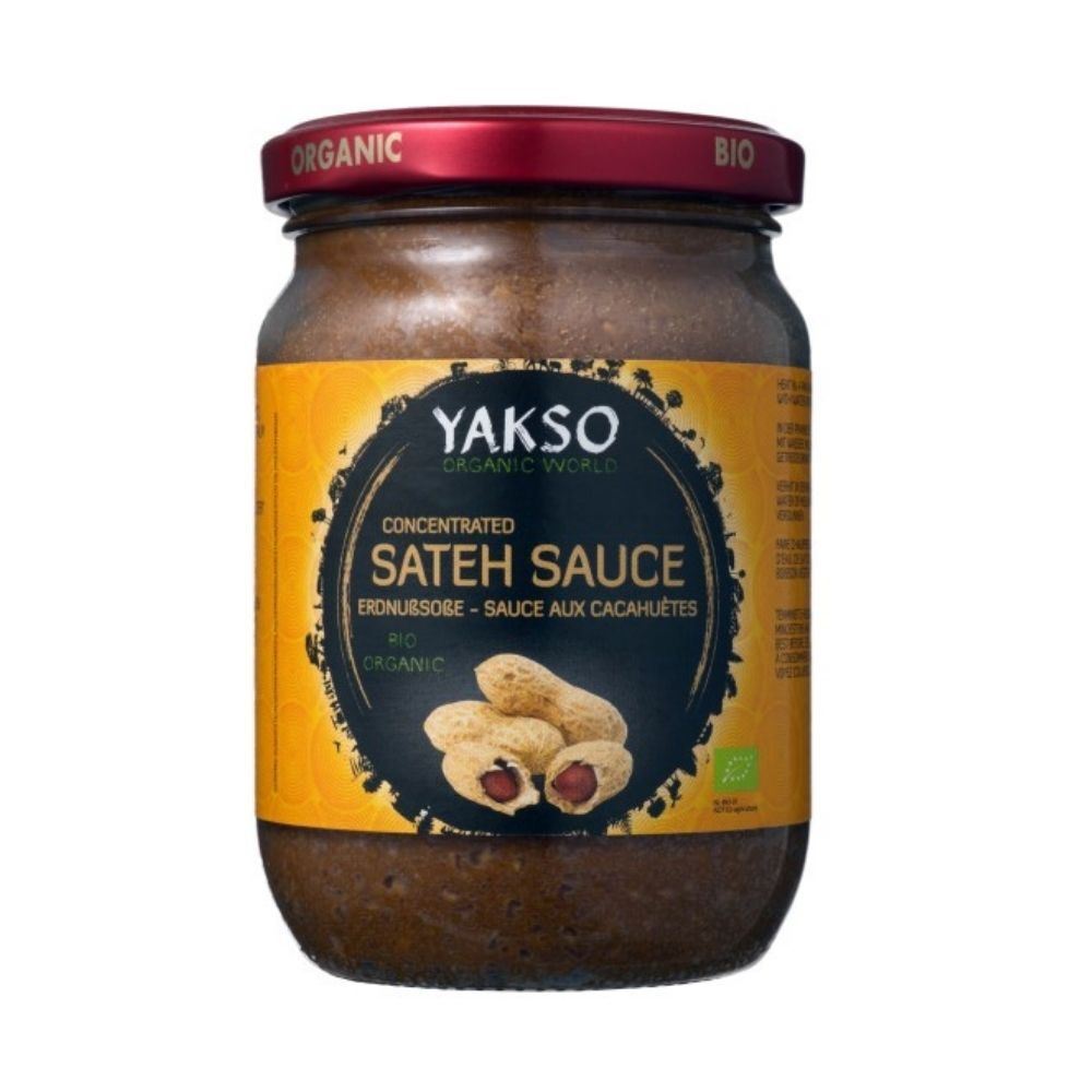Yakso Organic Peanut Satay Sauce concentrate 275g - 2 Pack