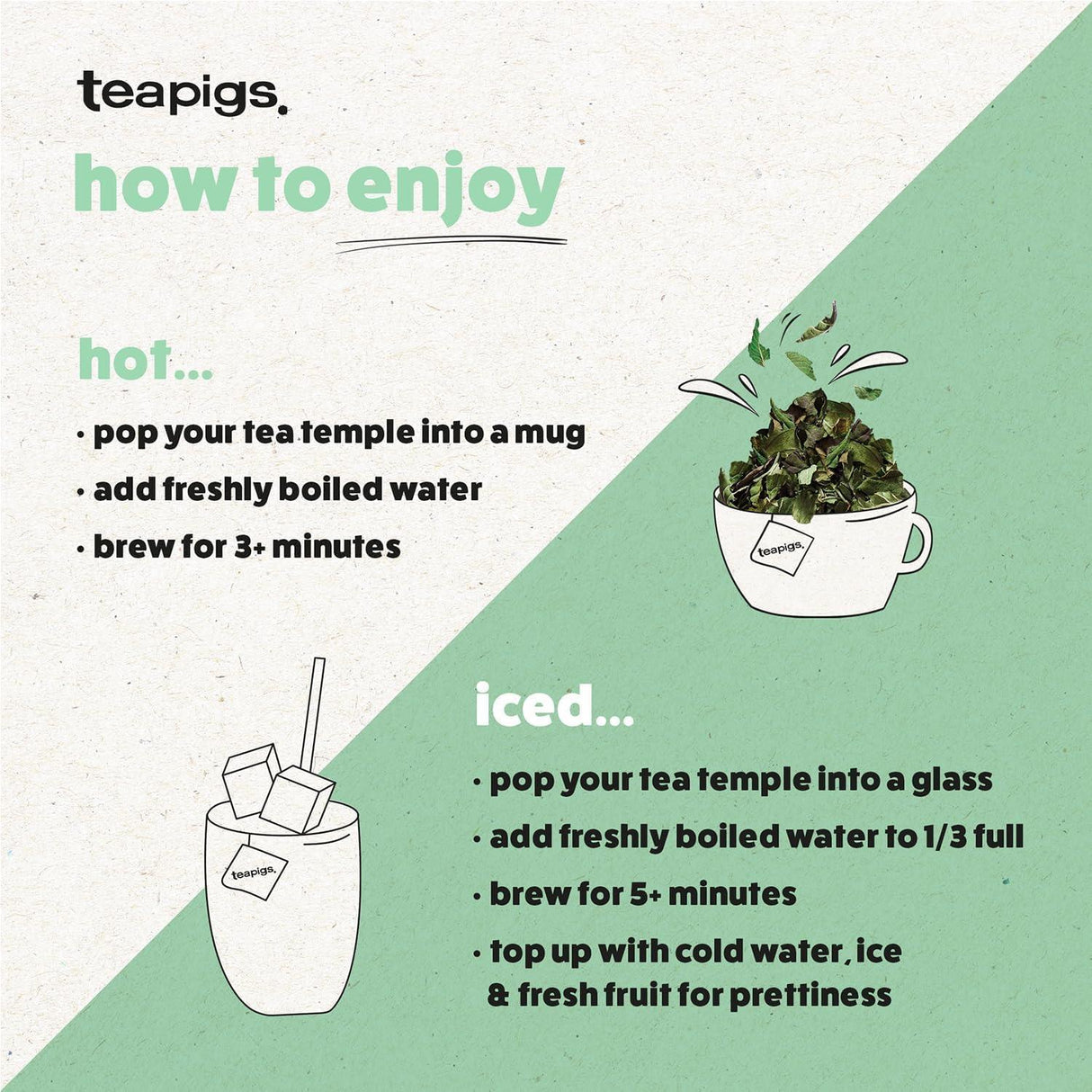 Teapigs Decaf English Breakfast Tea 50 Temples