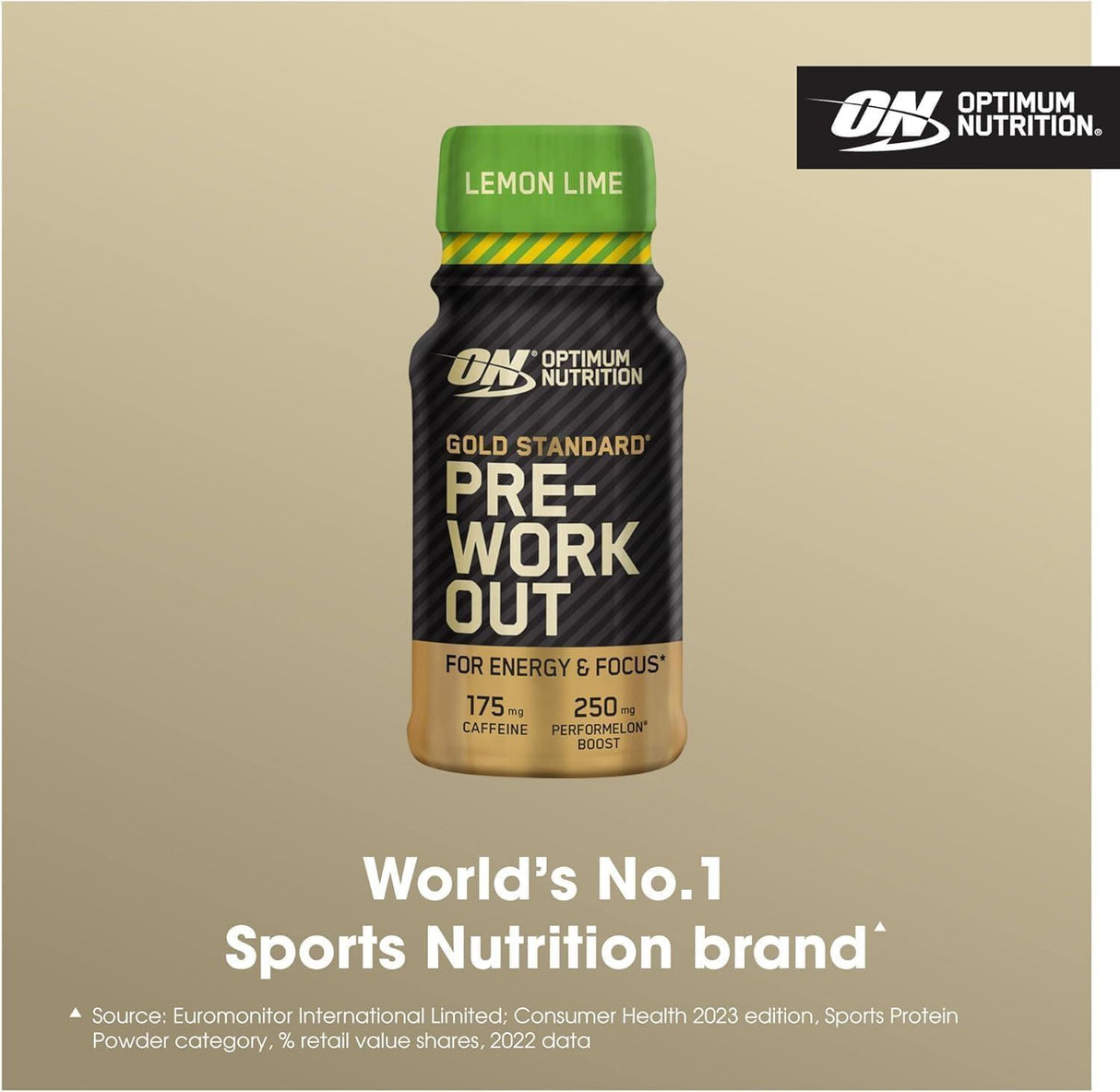 Optimum Nutrition Gold Standard Pre-Workout Shot 12x60ml Lemon & Lime