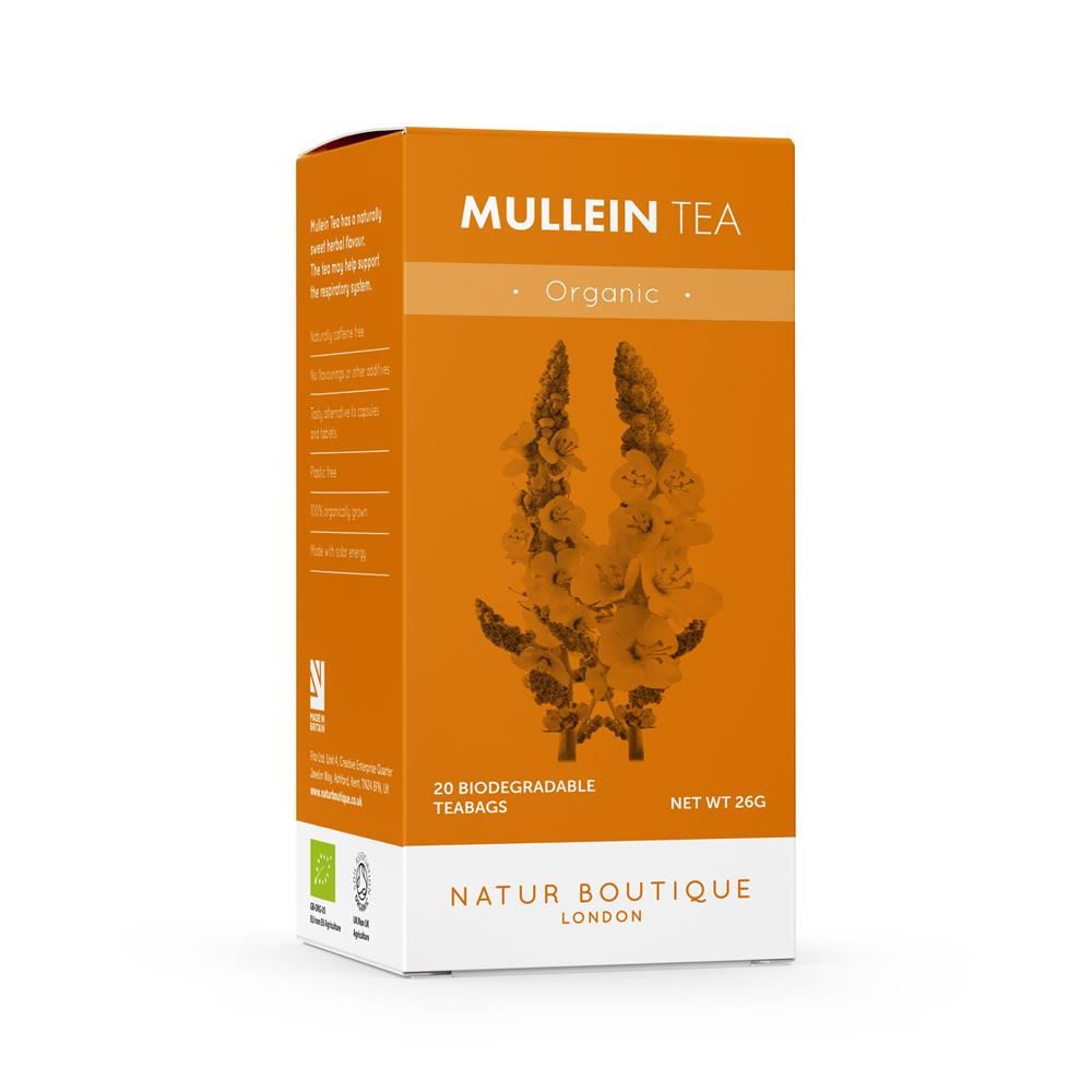 Natur Boutique Organic Mullein Tea 20 teabags