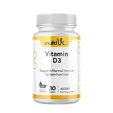 MultiVi Vitamin D3 4000IU Supplement 30 capsules