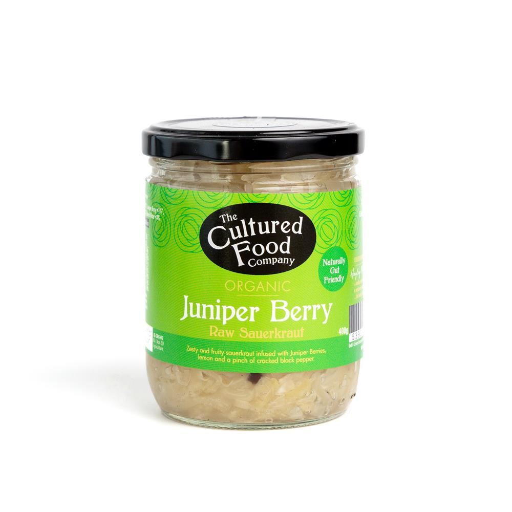 The Cultured Food Company Organic Juniper Berry Raw Sauerkraut 400g