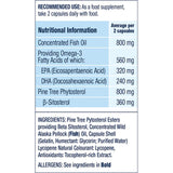 Wiley's Finest Fish Oil Cholesterol Support 90 Capsules