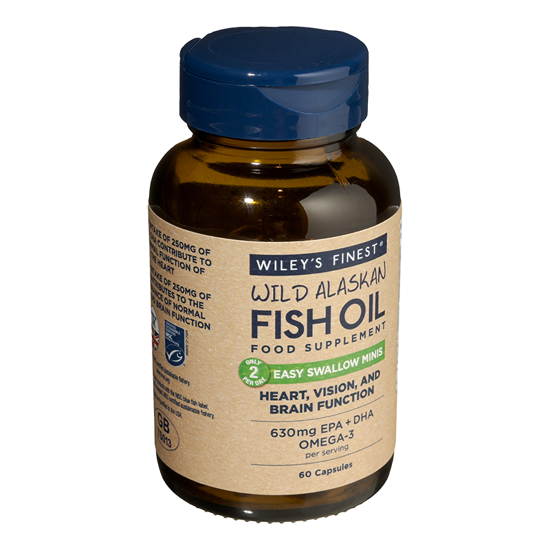 Wiley's Finest Easy Swallow Minis 60 Softgels