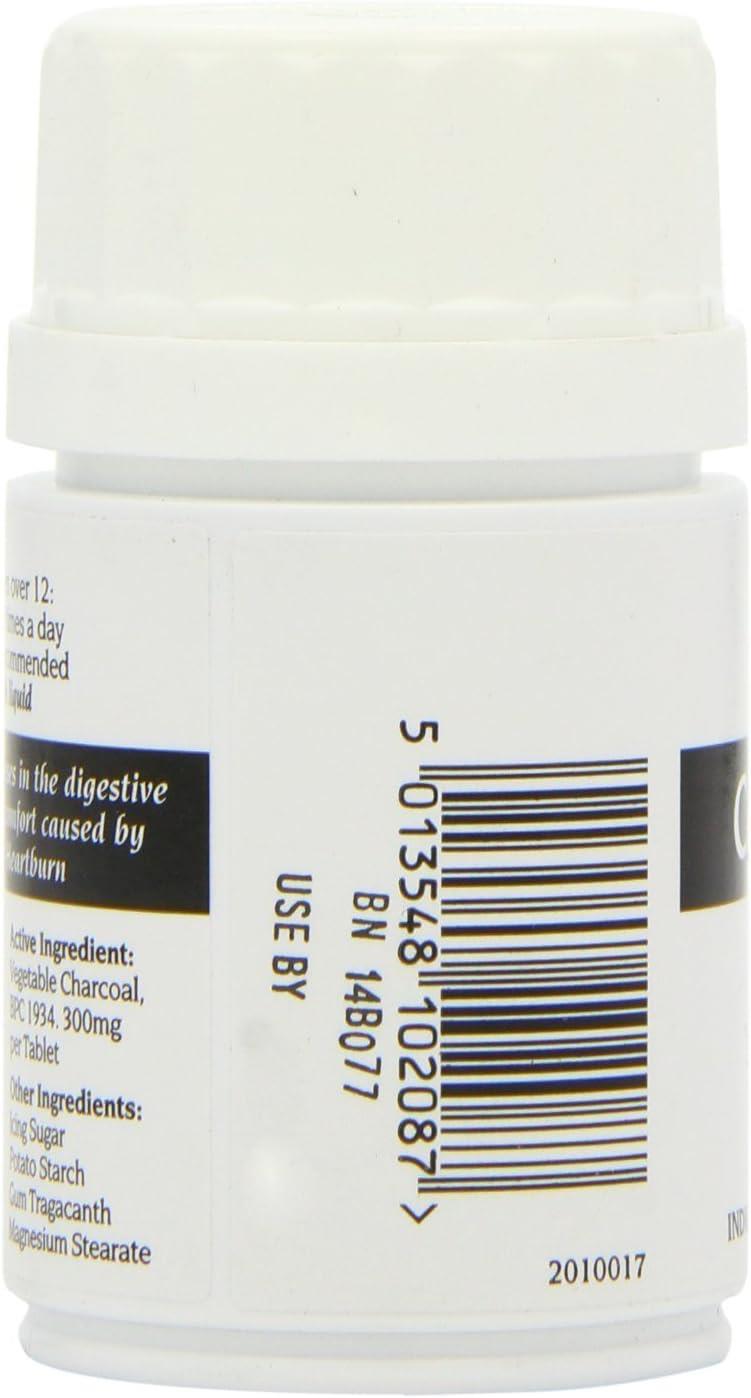 J.L Bragg's Medicinal Charcoal 100 Tablets - Pack of 2