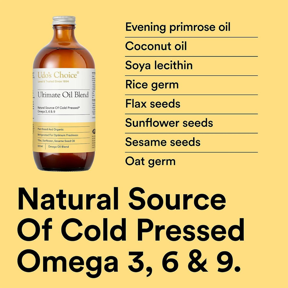Udos Choice Ultimate Oil Blend Organic - 250ml - image 7