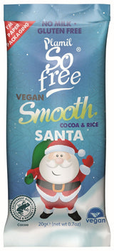 Plamil Salted Caramel Cocoa & Rice Santa Bar 20g - 24 Pack