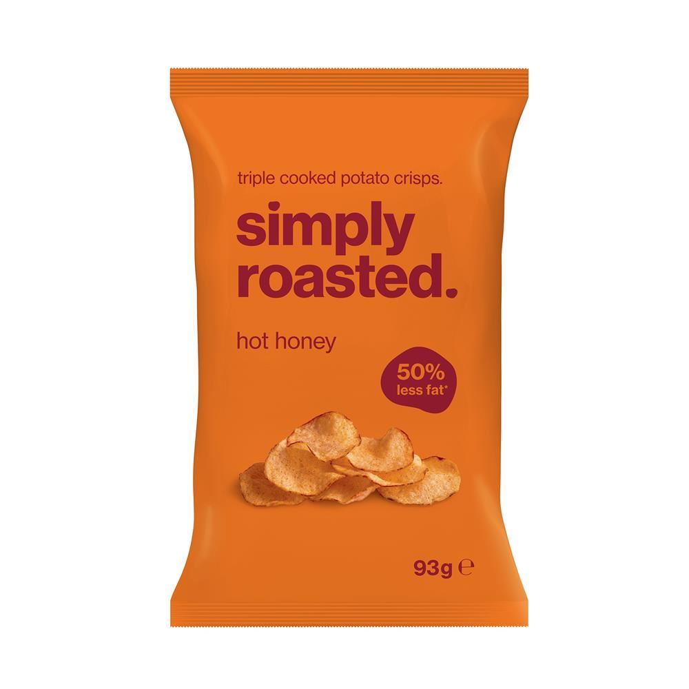 Simply Roasted Hot Honey Crisps 93g - 12 Pack