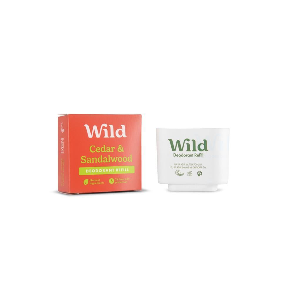 Wild Men's Cedar & Sandalwood Deo Refill 40g