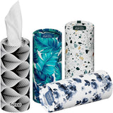 Tishoo Luxury Facial Tissues w/ Hyaluronic Acid 4-ply 40 shts Mix - 4 Pack