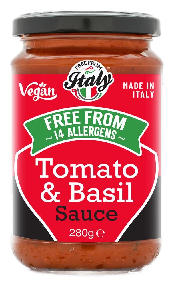 Free From 14 Vegan Tomato Basil Pasta Sauce 280g - 2 Pack