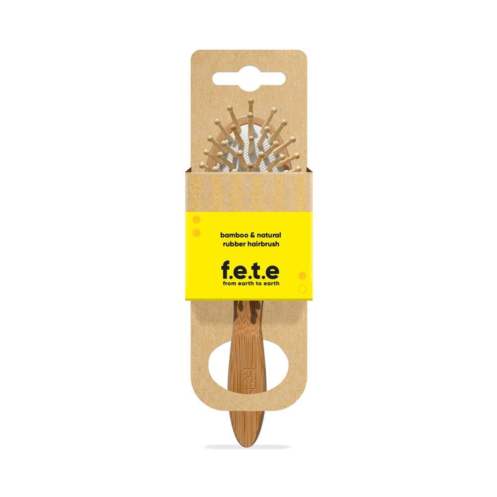 From Earth to Earth Round Small Bamboo Brush (18cm x 5cm) 1 Unit