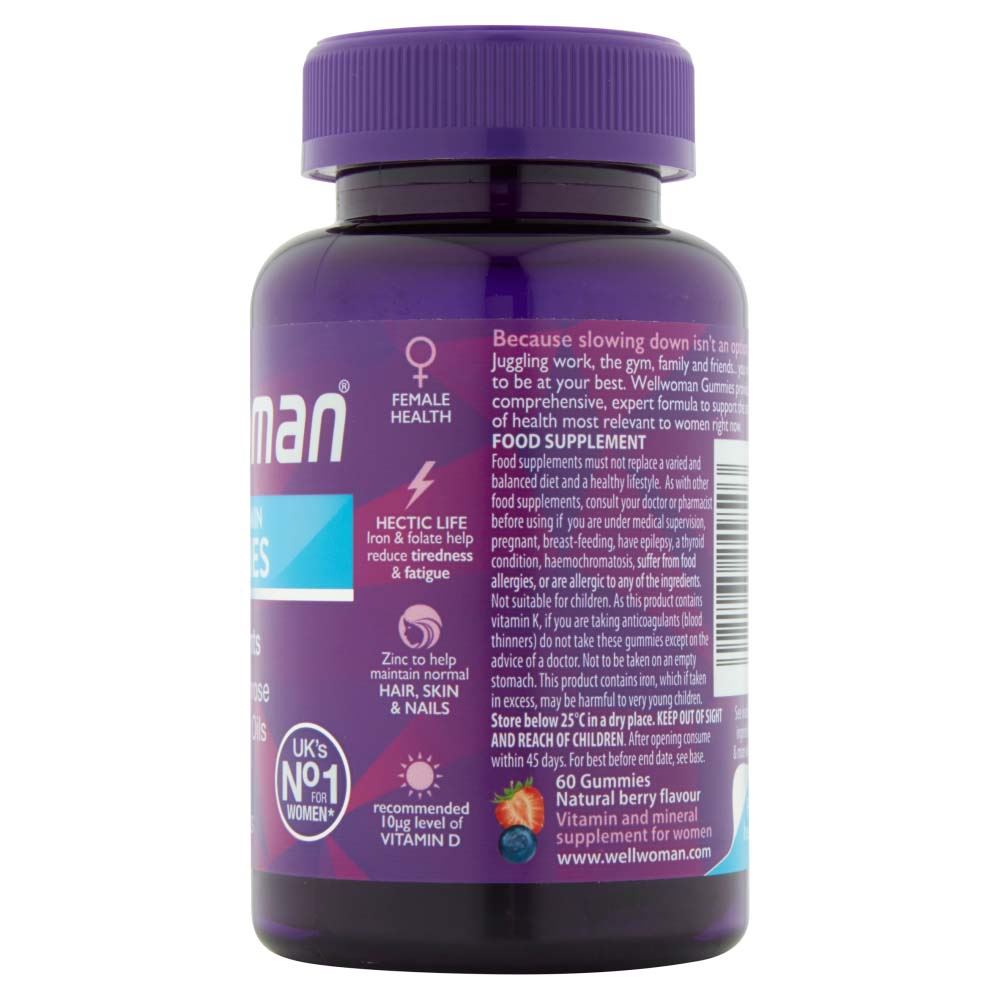 Vitabiotics Wellwoman - 60 Multivitamin Gummies
