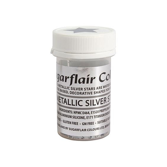 Sugarflair Metallic Edible Stars - 3g All Shades