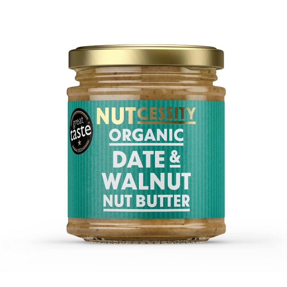 Nutcessity Organic Vegan Date & Walnut Butter 170g [Peanut-Free]