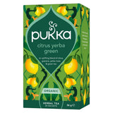 Pukka Herbs Pukka Organic Citrus Yerba Green Mate x 20 Teabags - 4 Pack