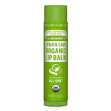 Dr Bronner Org Lip Balm Lemon Lime 4g