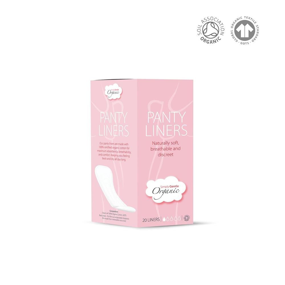 Simply Gentle Organic Cotton Panty Liners 20