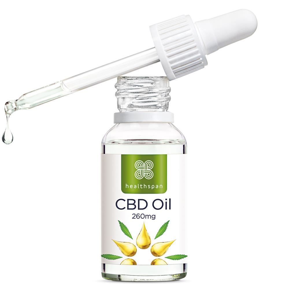 Healthspan CBD Oil Drops 260mg 10ml