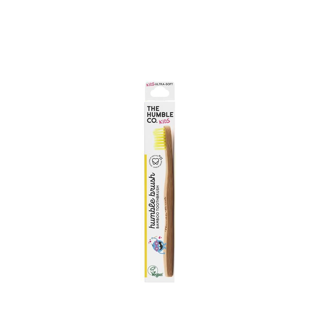 Humble Brush Humble Bamboo Kids Toothbrush Ultra Soft Mixed Colours - 1 unit