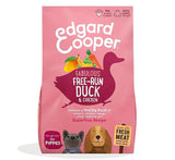Edgard and Cooper Dry Puppy Food Fresh Free Run Duck & Chicken 1Kg - 2 Pack