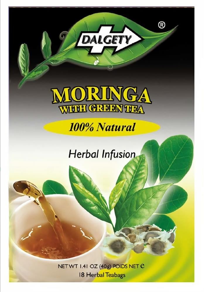 Dalgety Teas Moringa & Green Tea 18 Teabags - 2 Pack