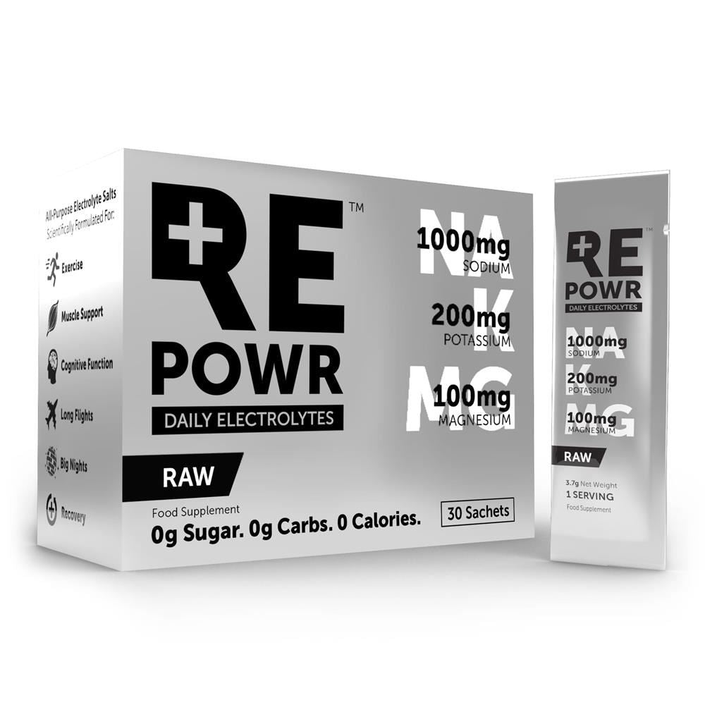 REPOWR Daily Electrolytes RAW 30 Sachets