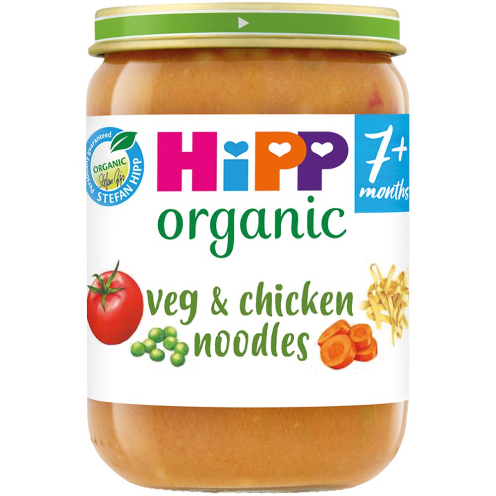 Hipp Organic Vegetables with Noodles & Chicken 190g