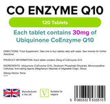 Lindens CoEnzyme Q10 30mg - 120 Tablets - image 2