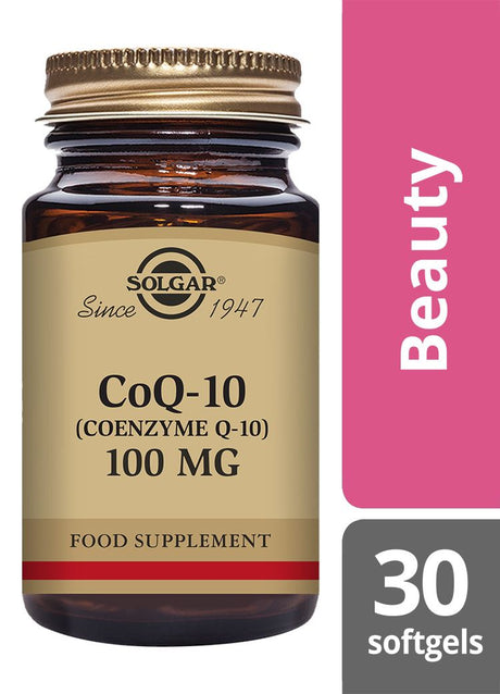Solgar CoQ-10 (Coenzyme Q-10) 100 mg - 30 Softgels