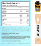 Humantra Electrolyte Powder Lychee 20 Sachets - Hydration Drink Mix with 6 Electrolytes, Vegan, Sugar Free, Gluten Free