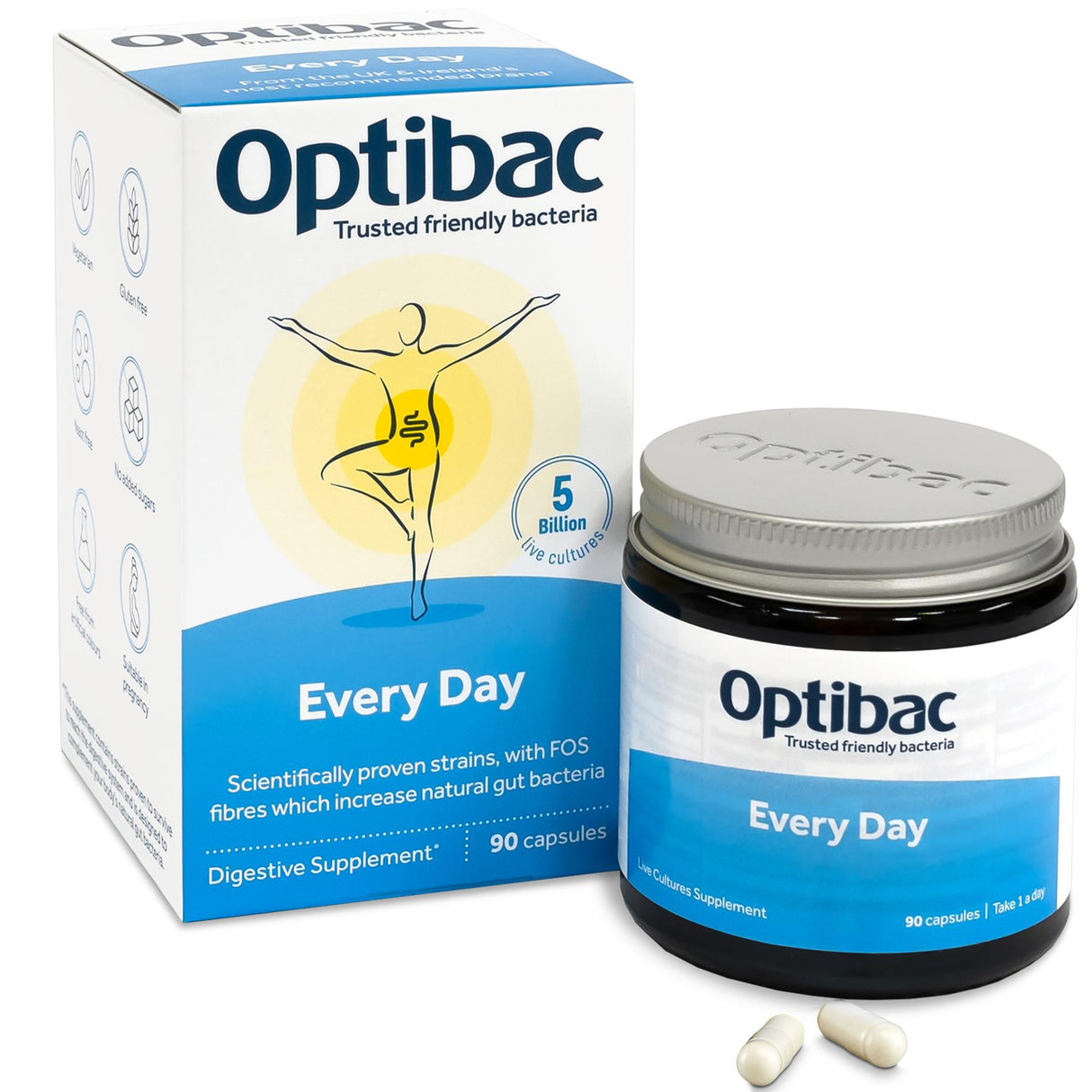 OptiBac Probiotics For Every Day 30 - 90 Capsules