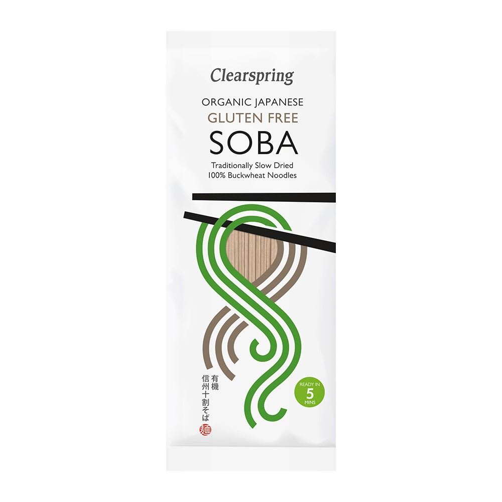 Clearspring Organic Japanese 100% Buckwheat Soba Noodles 200g