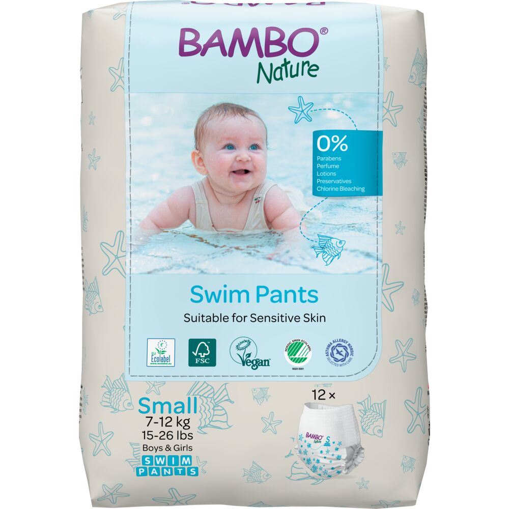 Bambo Nature Swim Pants Soft flexible fit 12 Pack