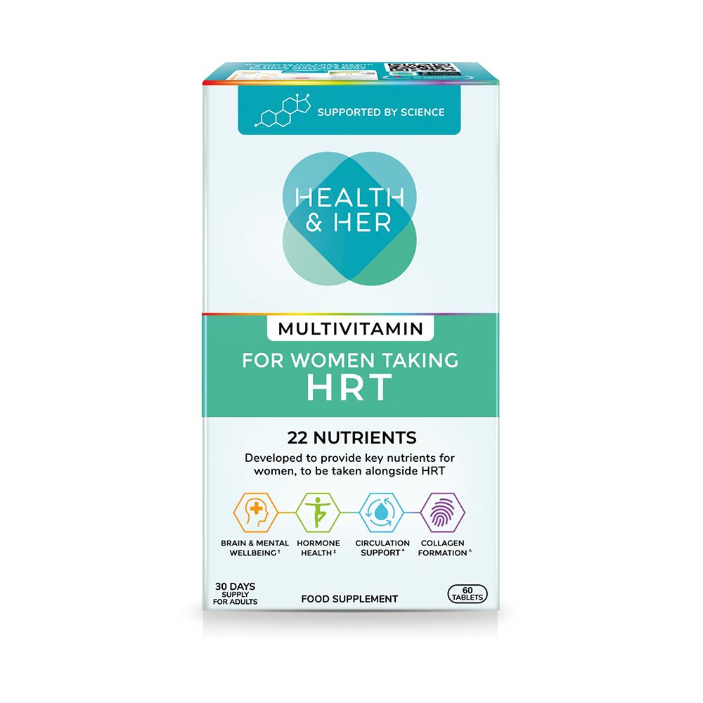 Health & Her HRT Multivitamin Support 60 Capsules