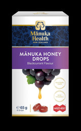 Manuka MGO 400+ Manuka Honey Drops with Blackcurrant 65gm 15 Lozenges