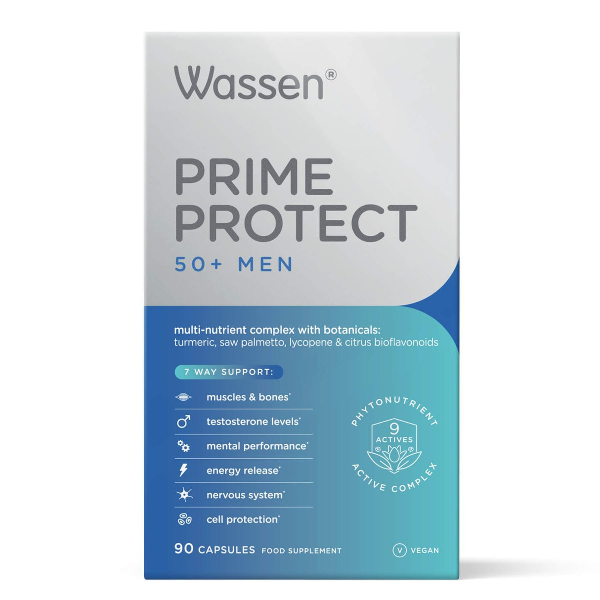 Wassen Prime Protect 50+ Men 90 Capsules